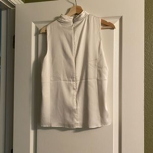 White House Black Market Ivory Blouse